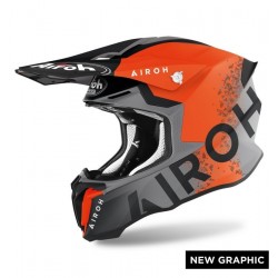Casca Offroad Airoh Twist 2.0 Bit Orange Matt Casca Offroad Airoh Twist 2.0 Bit Orange Matt