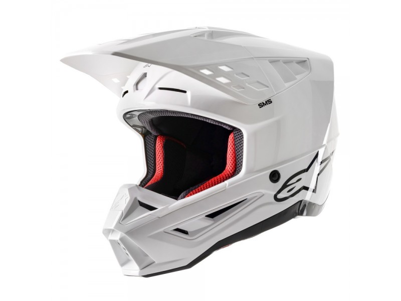 Casca Offroad Alpinestars Supertech SM5 Solid White