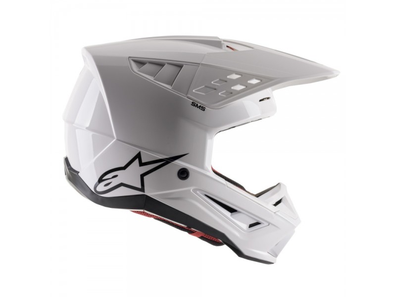 Casca Offroad Alpinestars Supertech SM5 Solid White