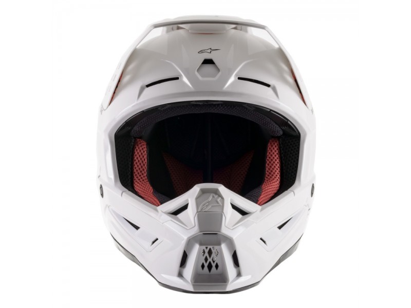 Casca Offroad Alpinestars Supertech SM5 Solid White