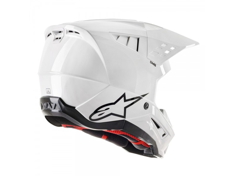 Casca Offroad Alpinestars Supertech SM5 Solid White