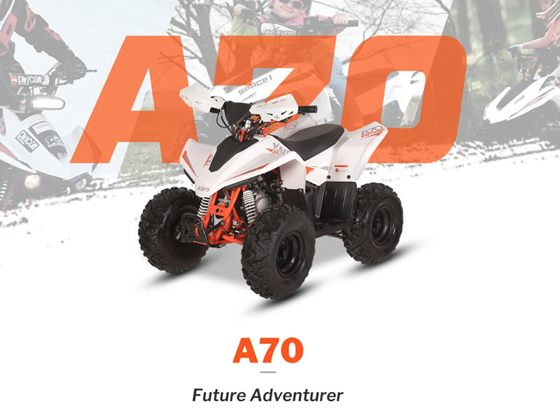ATV copii KAYO A70 PRO 72 cc cu roți de 7 inch