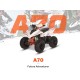 ATV copii KAYO A70 PRO 72 cc cu roți de 7 inch
