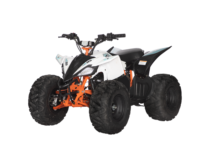 ATV electric KAYO eA110 – 2100W, 48V, 3 viteze, frâne hidraulice, suspensie dublă