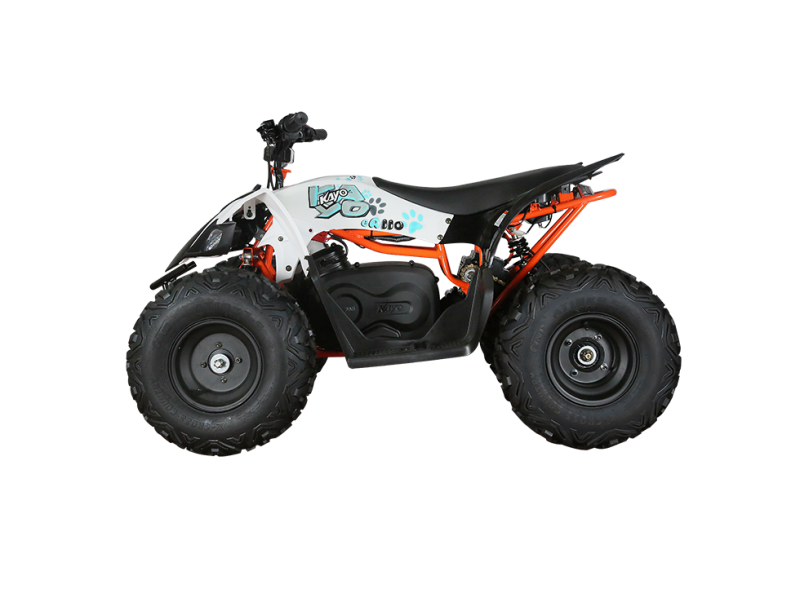 ATV electric KAYO eA110 – 2100W, 48V, 3 viteze, frâne hidraulice, suspensie dublă