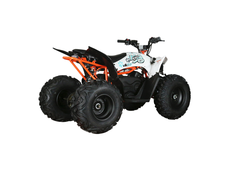 ATV electric KAYO eA110 – 2100W, 48V, 3 viteze, frâne hidraulice, suspensie dublă
