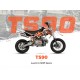 Motocicletă cross copii KAYO TS90 90 cc cu roți 12-10 inch