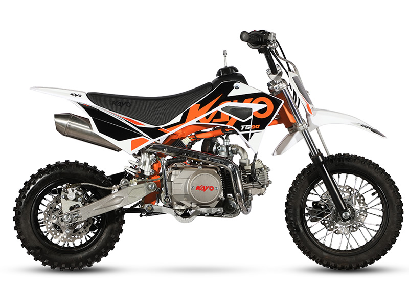 Motocicletă cross copii KAYO TS90 90 cc cu roți 12-10 inch