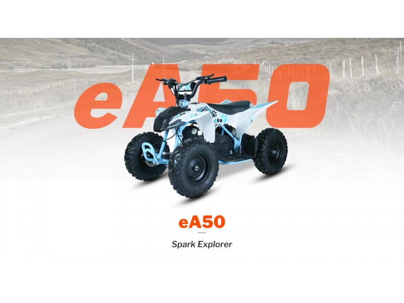 ATV electric KAYO eA50 – 800W, 36V, 2 viteze, frâne pe disc, pentru copii