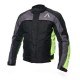 Jacheta moto barbati textil cu protectii Adrenaline Pyramid 2.0 negru/gri/fluor