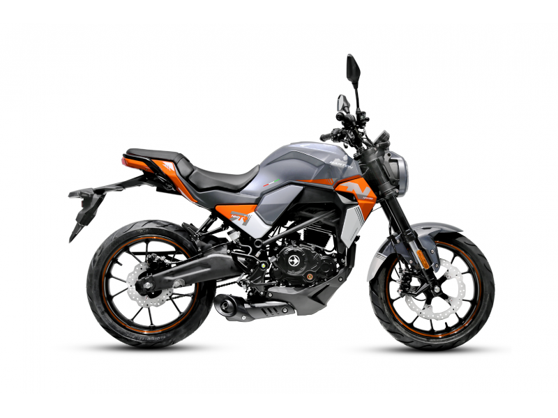 Barton Naked 125 cc (gri/portocaliu)