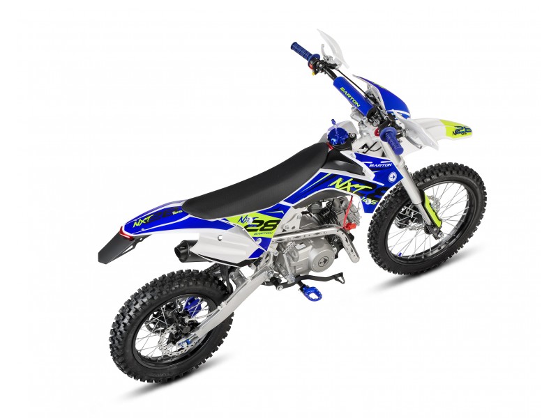 MOTOCICLETA CROSS ENDURO OFFROAD BARTON NXT125 CC 4T (ROTI 14" - 12")