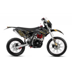 MOTOCICLETA CROSS ENDURO OFFROAD BARTON NXT150 CC 4T (ROTI 19" - 16") NEGRU/GOLD MODEL 2026
