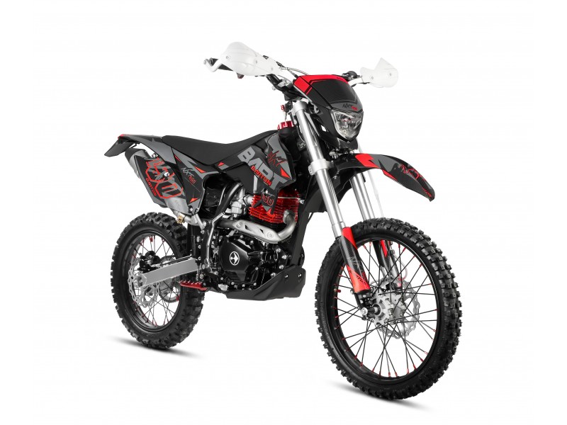 MOTOCICLETA CROSS ENDURO OFFROAD BARTON NXT150 CC 4T (ROTI 19" - 16") NEGRU/ROSU MODEL 2026