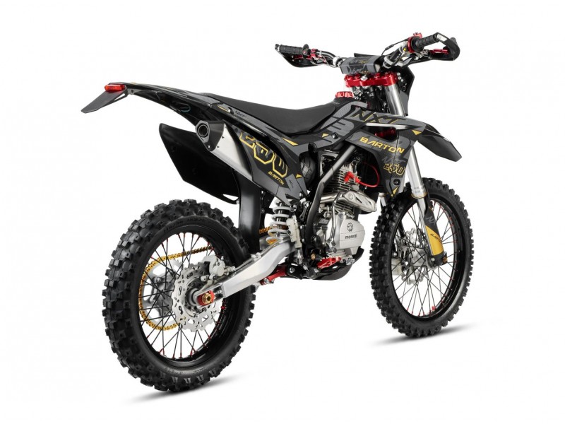 CROSS/ENDURO OFFROAD BARTON NXT250L CC 4T (ROTI 21" - 18") NEGRU/GOLD MODEL 2026