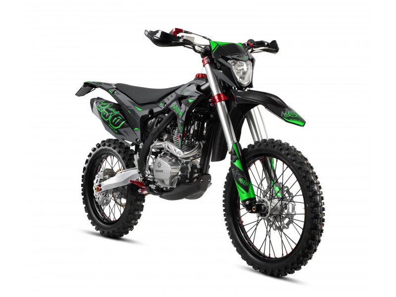 CROSS/ENDURO OFFROAD BARTON NXT250L CC 4T (ROTI 21" - 18") NEGRU/VERDE MODEL 2026