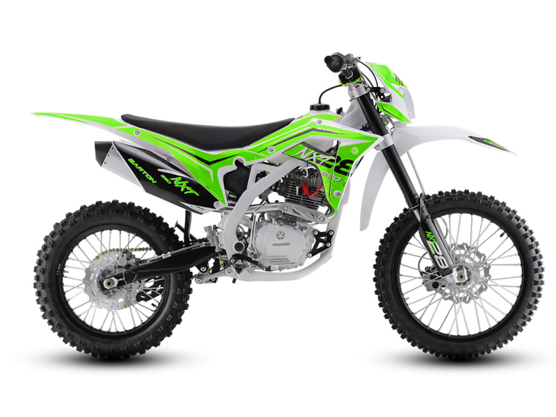 MOTOCICLETA CROSS ENDURO OFFROAD BARTON NXT250L CC 4T (ROTI 21" - 18") VERDE
