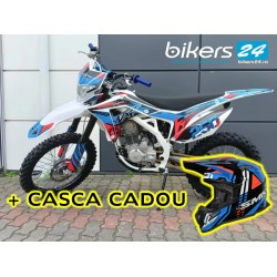 CROSS/ENDURO OFFROAD BARTON NXT250L CC 4T (ROTI 21" - 18") NEGRU/ALBASTRU/ROSU