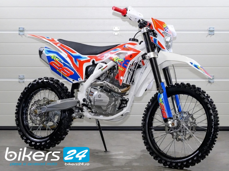 MOTOCICLETA CROSS ENDURO OFFROAD BARTON NXT250L CC 4T (ROTI 21" - 18") ROSU/ALBASTRU MOTOCICLETA CROSS ENDURO OFFROAD BARTON NXT250L CC 4T (ROTI 21" - 18") ROSU/ALBASTRU