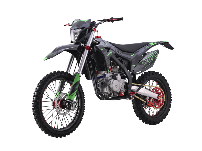 CROSS/ENDURO OFFROAD BARTON NXT300 CC 4T (ROTI 21" - 18") NEGRU/VERDE MODEL 2026