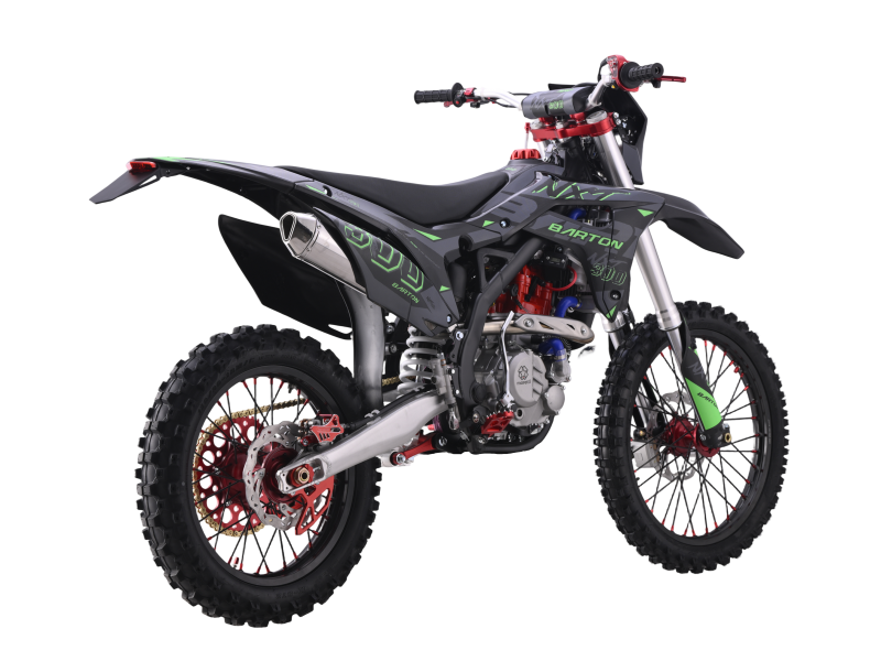 CROSS/ENDURO OFFROAD BARTON NXT300 CC 4T (ROTI 21" - 18") NEGRU/VERDE MODEL 2026