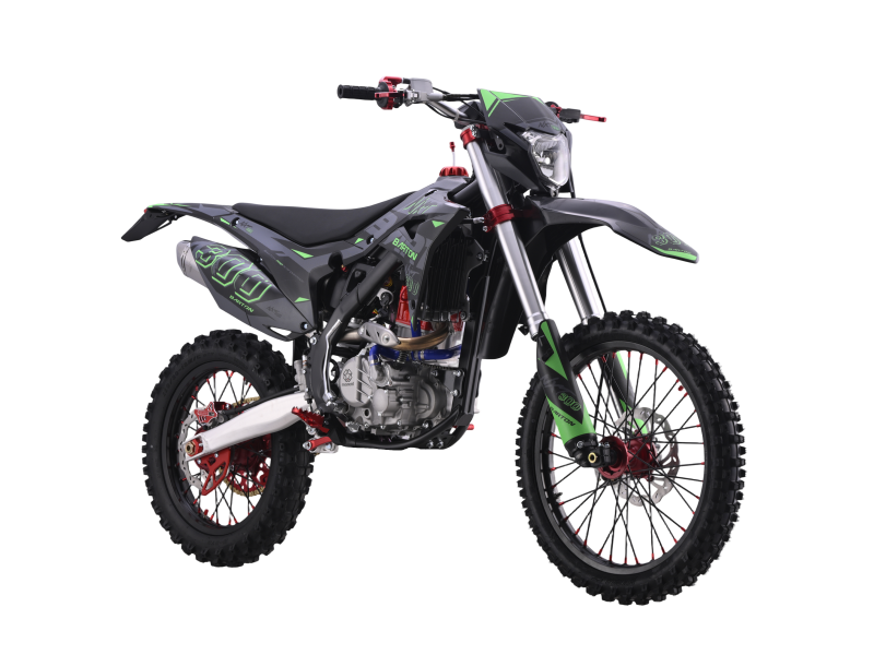 CROSS/ENDURO OFFROAD BARTON NXT300 CC 4T (ROTI 21" - 18") NEGRU/VERDE MODEL 2026