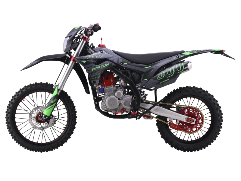 CROSS/ENDURO OFFROAD BARTON NXT300 CC 4T (ROTI 21" - 18") NEGRU/VERDE MODEL 2026