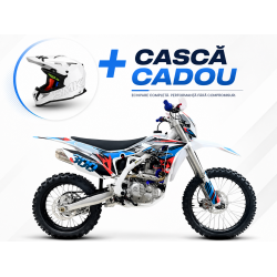 CROSS/ENDURO OFFROAD BARTON NXT300 CC 4T (ROTI 21" - 18") NEGRU/ALBASTRU/ROSU