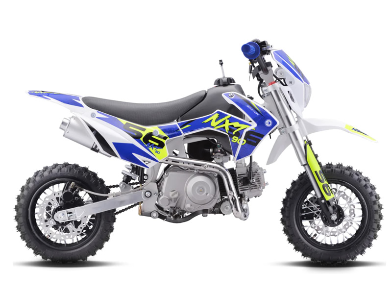 MOTOCICLETA CROSS ENDURO OFFROAD BARTON NXT90 CC 4T (ROTI 10")