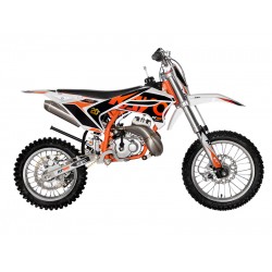 MOTOCICLETA CROSS ENDURO OFFROAD COPII KAYO KT50 MINI 50CC 2T (ROTI 12" - 10") 