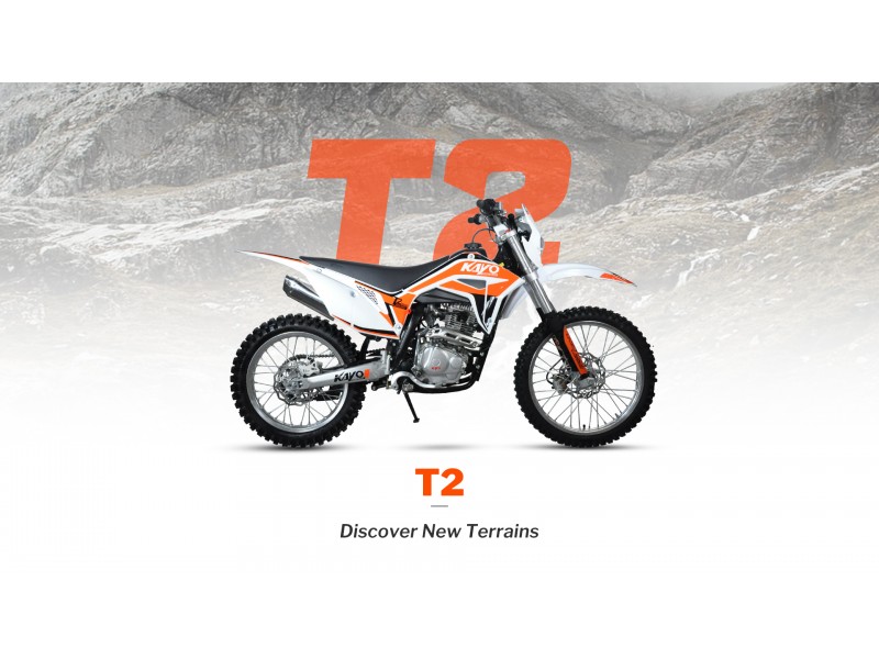 Kayo T2 – Motocicletă Off-Road 223cc, 4T, Rezervor 10L