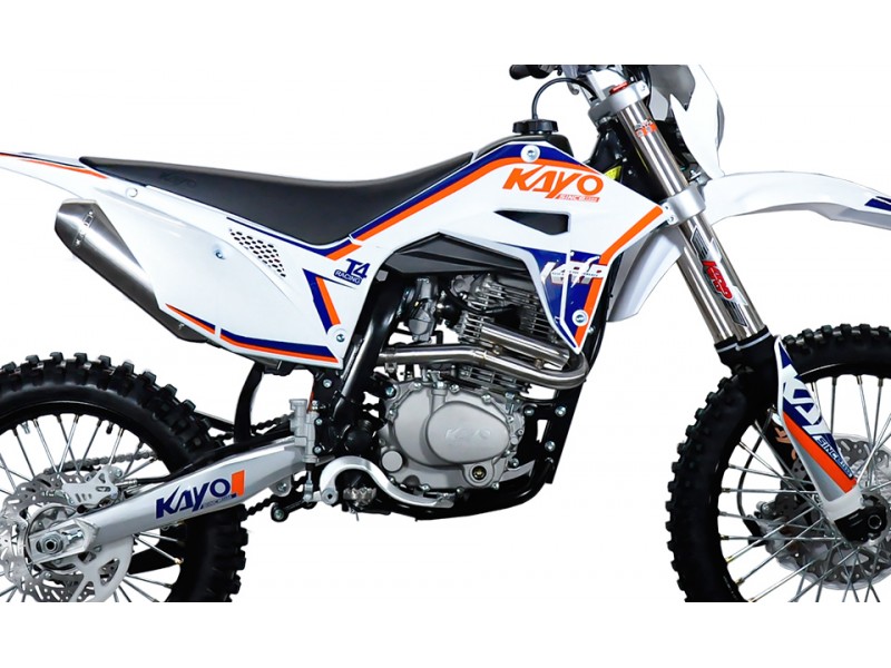 MOTOCICLETA CROSS ENDURO OFFROAD KAYO T4 250CC 4T (ROTI 21" - 18") 