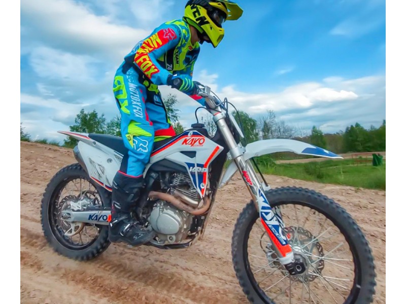MOTOCICLETA CROSS ENDURO OFFROAD KAYO T4 250CC 4T (ROTI 21" - 18") 