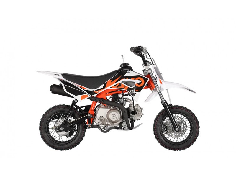 MOTOCICLETA CROSS ENDURO OFFROAD COPII KAYO PITBIKE TS70 CC (ROTI 10") 
