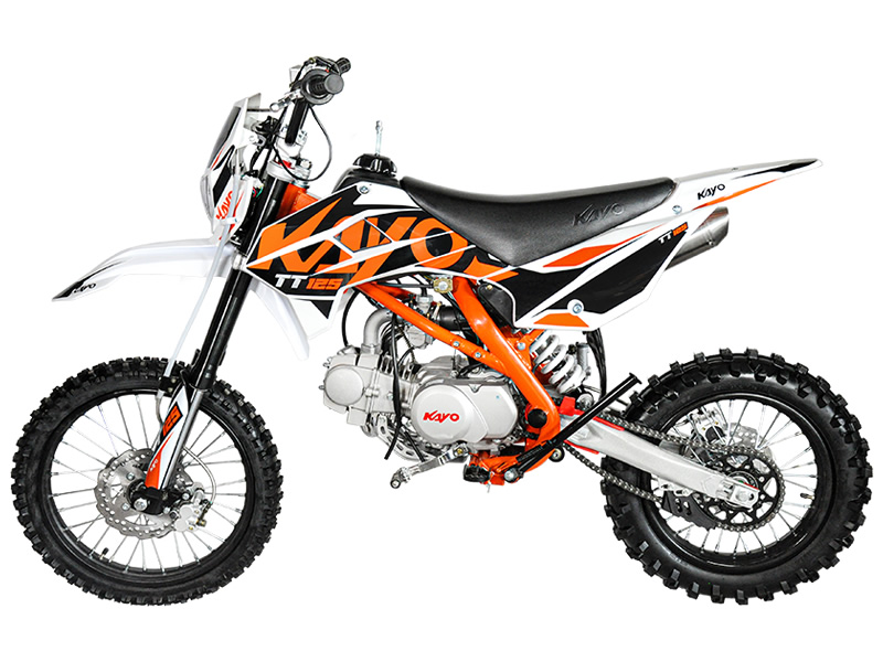 MOTOCICLETA CROSS ENDURO OFFROAD KAYO TT125 CC 4T (ROTI 17" - 14") 