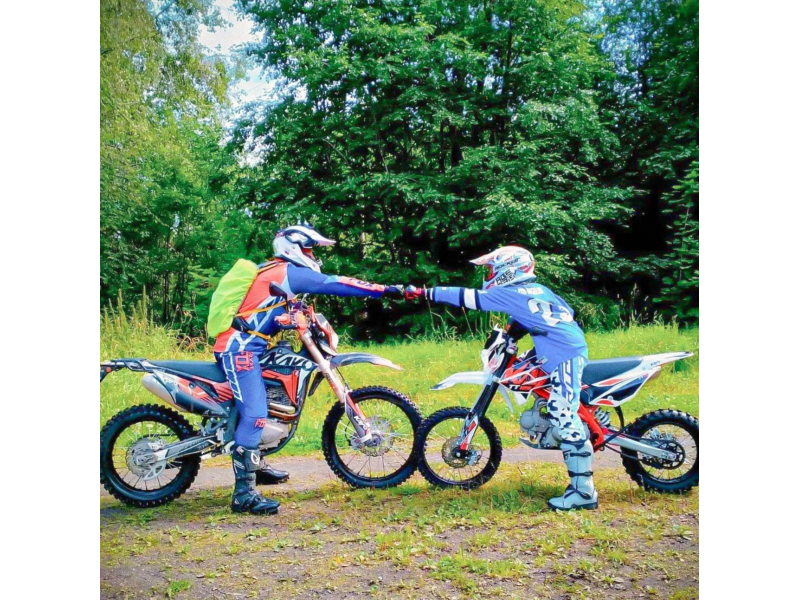 MOTOCICLETA CROSS ENDURO OFFROAD KAYO TT125 CC 4T (ROTI 17" - 14") 
