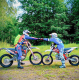 MOTOCICLETA CROSS ENDURO OFFROAD KAYO TT125 CC 4T (ROTI 17" - 14") 