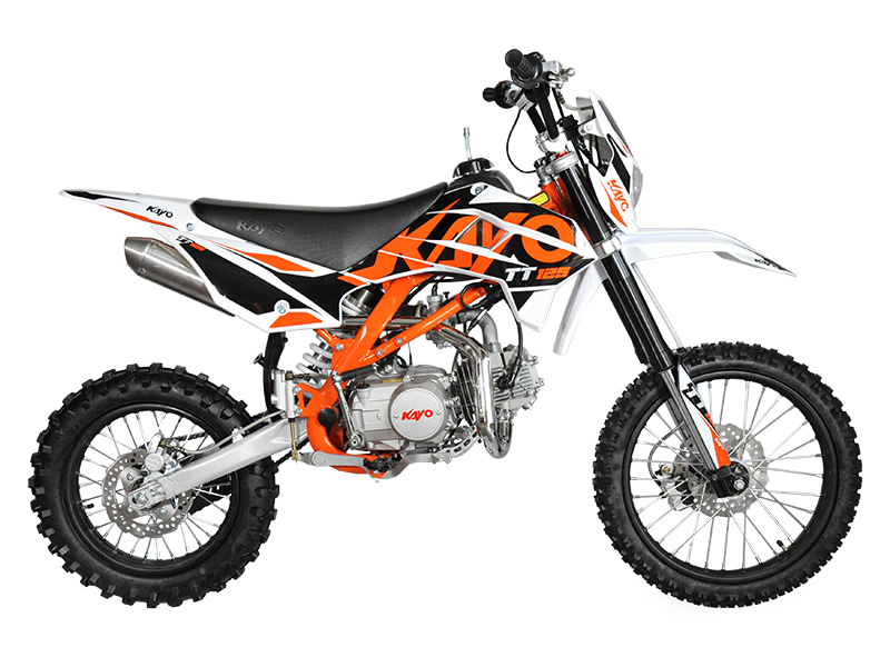 MOTOCICLETA CROSS ENDURO OFFROAD KAYO TT125 CC 4T (ROTI 17" - 14") 
