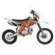 MOTOCICLETA CROSS ENDURO OFFROAD KAYO TT125 CC 4T (ROTI 17" - 14") 