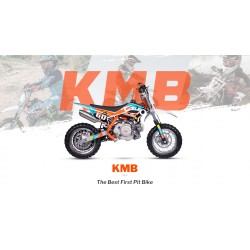 MOTOCICLETA CROSS ENDURO OFFROAD COPII KAYO KMB PITBIKE 60 CC (ROTI 10") 