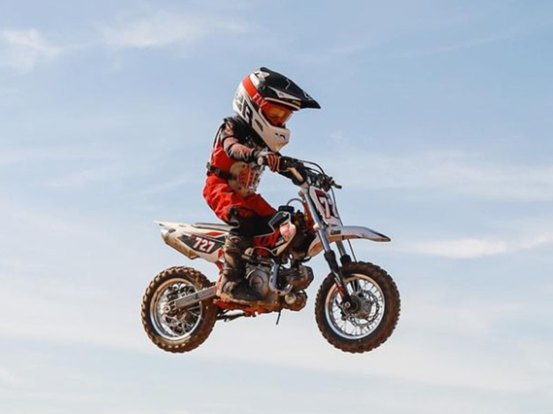 Kayo KMB 56.8cc – Motocicletă Automată pentru Copii, 4T, Pornire Electrică (ROTI 10") 