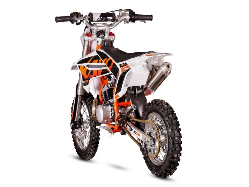 Kayo Mini 50cc – Motocicletă 2T Automată pentru Copii și Începători (ROTI 12" - 10") 