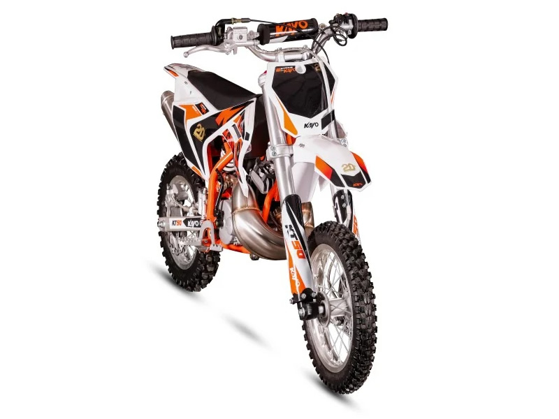 Kayo Mini 50cc – Motocicletă 2T Automată pentru Copii și Începători (ROTI 12" - 10") 
