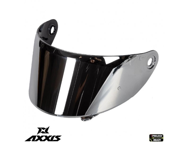 Viziera argintie (tip oglinda) casca integrala Axxis Draken S - tip MT-V-18C - compatibil cu modelul nou de casca Axxis Draken S