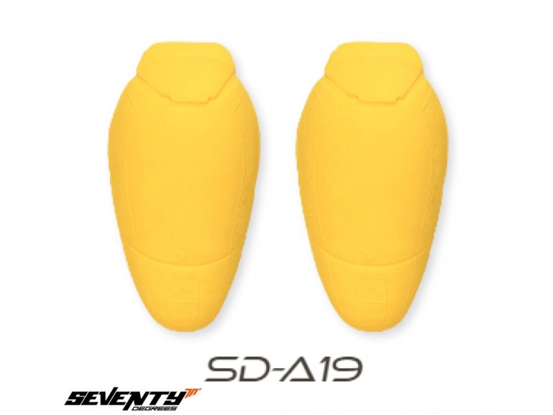 Set protectii genunchi Seventy model SD-A19 - culoare: galben - (set 2 bucati) - compatibile cu blugii moto Seventy Set protectii genunchi Seventy model SD-A19 - culoare: galben - (set 2 bucati) - compatibile cu blugii moto Seventy