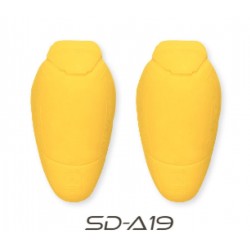 Set protectii genunchi Seventy model SD-A19 - culoare: galben - (set 2 bucati) - compatibile cu blugii moto Seventy