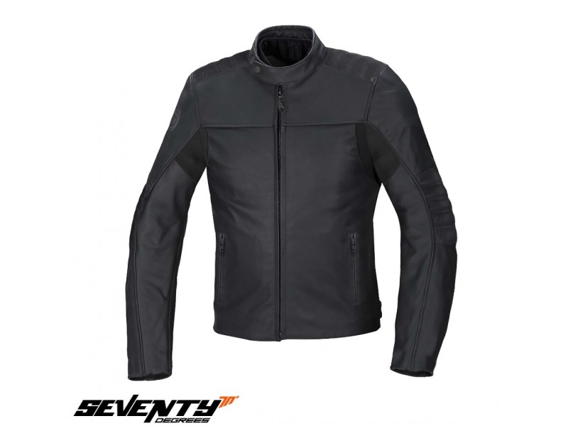 Geaca (jacheta) barbati piele Urban Seventy vara/iarna model SD-JL1 culoare: negru Geaca (jacheta) barbati piele Urban Seventy vara/iarna model SD-JL1 culoare: negru
