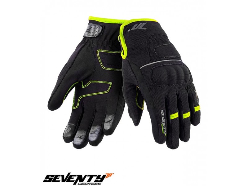 Manusi barbati Touring iarna Seventy model SD-C43 negru/galben – WinterTex