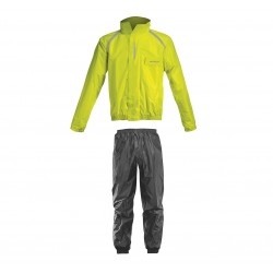 Costum moto ploaie (geaca+pantaloni) Seventy model SD-S1 culoare: galben/negru (montare peste echipament)