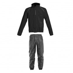 Costum moto ploaie (geaca+pantaloni) Seventy model SD-S1 culoare: negru (montare peste echipament)